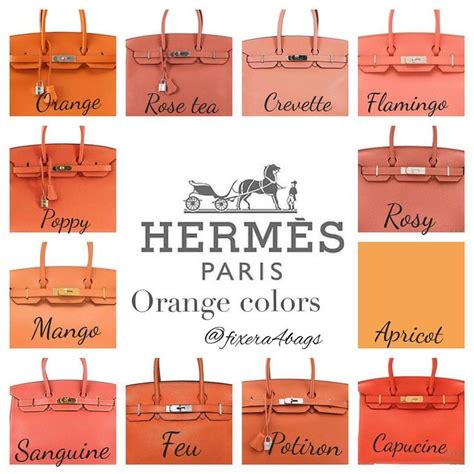 hermes green orange|hermes colors value guide.